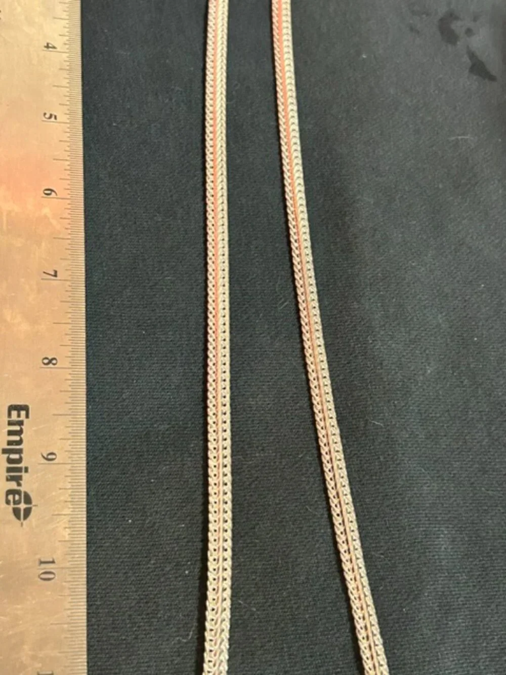 Men's Sterling Silver Double Row Franco Wheat Chain Necklace